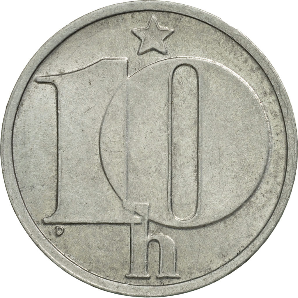 Coin, Czechoslovakia, 10 Haleru, 1979, MS(63), Aluminum, KM:80
