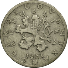 Coin, Czechoslovakia, 50 Haleru, 1922, AU(55-58), Copper-nickel, KM:2