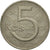 Coin, Czechoslovakia, 5 Korun, 1969, AU(55-58), Copper-nickel, KM:60