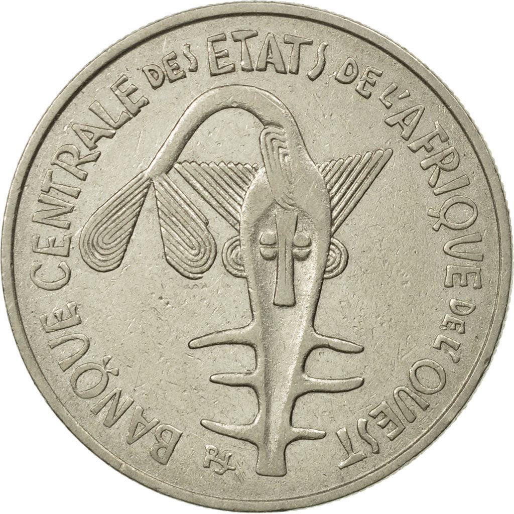 Moneta, Stati dell'Africa occidentale, 100 Francs, 1976, Paris, SPL, Nichel