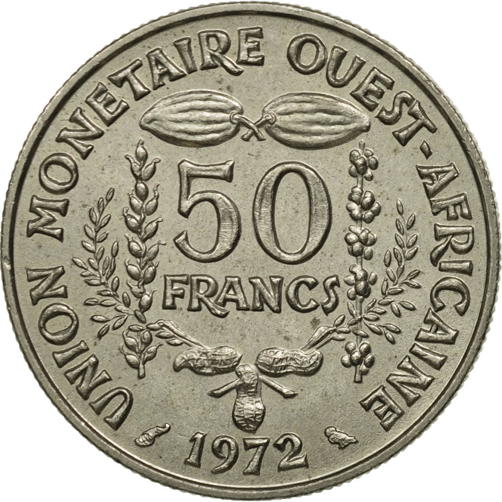Monnaie, West African States, 50 Francs, 1972, Paris, SPL, Copper-nickel, KM:6