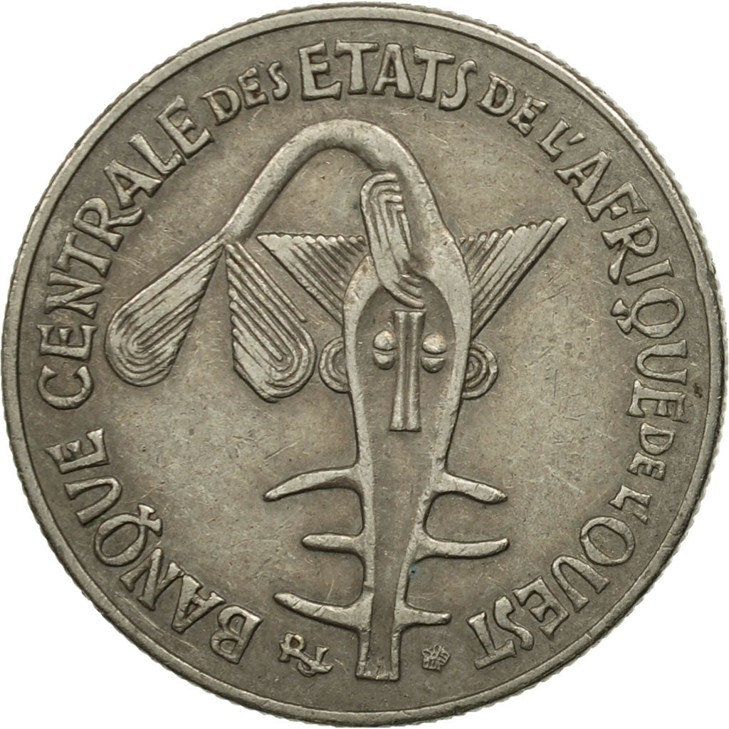 Munten, West Afrikaanse Staten, 50 Francs, 1980, Paris, UNC-, Copper-nickel