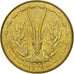 Moneda, Estados del África Occidental, 5 Francs, 1974, Paris, EBC+, Aluminio -