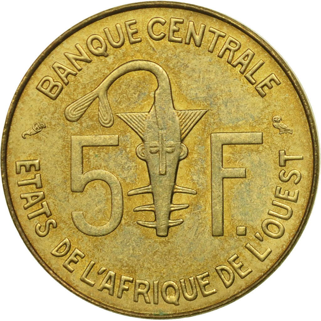 Moneta, Stati dell'Africa occidentale, 5 Francs, 1974, Paris, SPL