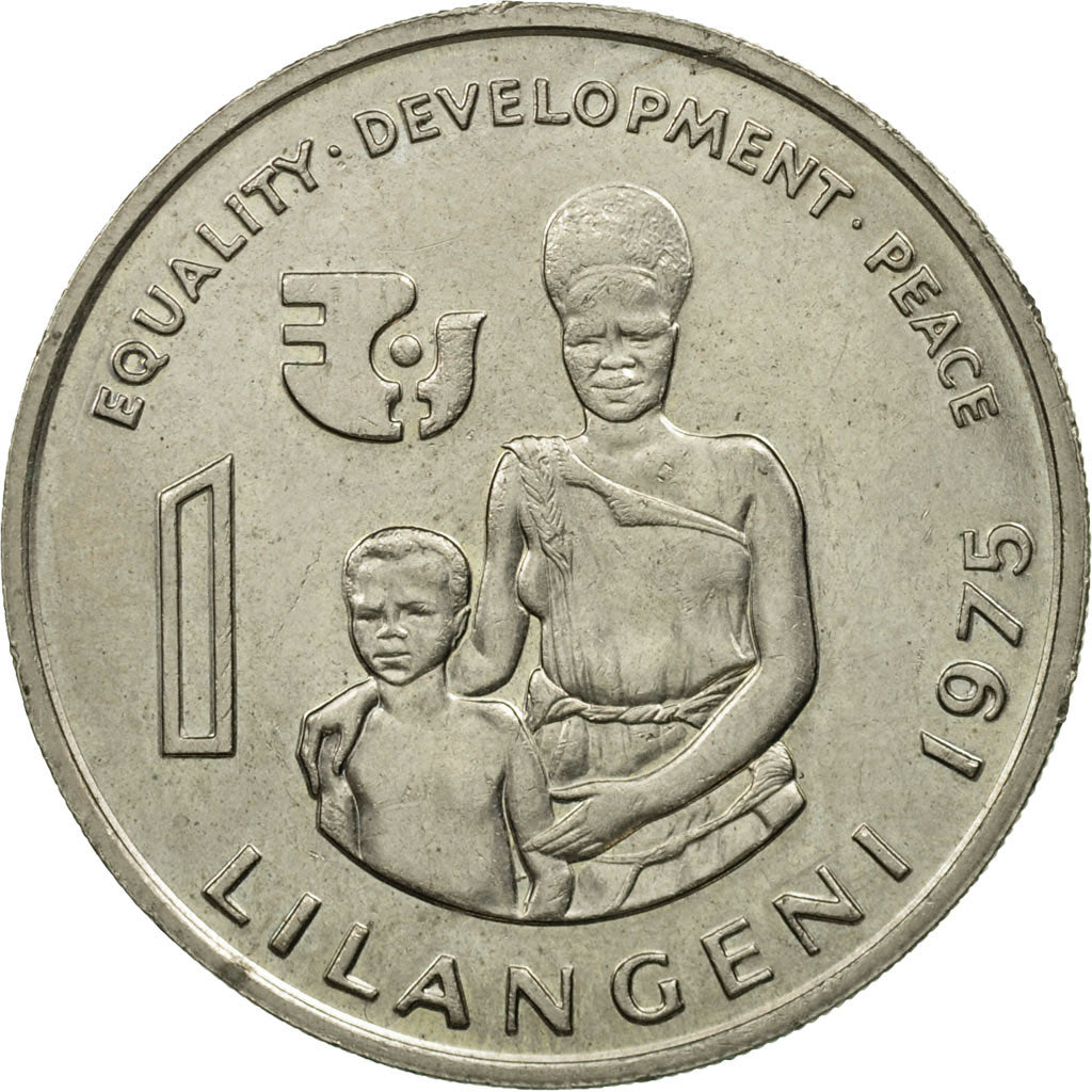Coin, Swaziland, Sobhuza II, Lilangeni, 1975, British Royal Mint, MS(63)