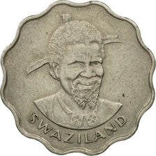 Moneta, Swaziland, Sobhuza II, 20 Cents, 1974, British Royal Mint, SPL