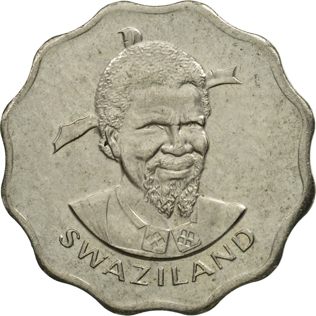 Coin, Swaziland, Sobhuza II, 5 Cents, 1974, British Royal Mint, MS(63)