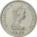 Seychelles, Cent, 1972, British Royal Mint, MS(63), Aluminum, KM:17
