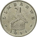 Coin, Zimbabwe, 20 Cents, 1991, MS(63), Copper-nickel, KM:4