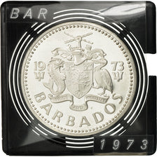 Münze, Barbados, 5 Dollars, 1973, Franklin Mint, UNZ, Silber, KM:16a