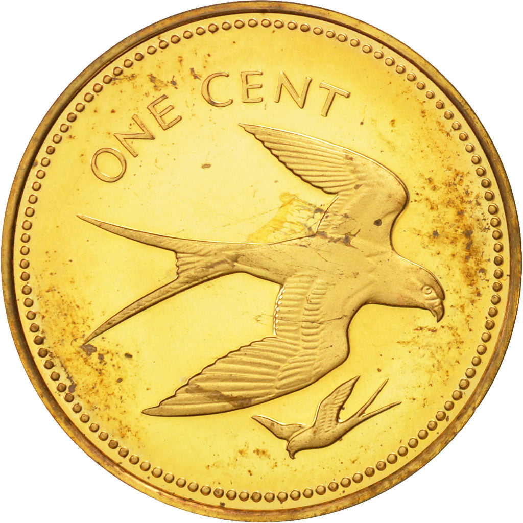 Belize, Cent, 1974, Franklin Mint, BE SPL, Bronze, KM:38