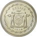 Moneda, Belice, 25 Cents, 1974, Franklin Mint, SC, Cobre - níquel, KM:41
