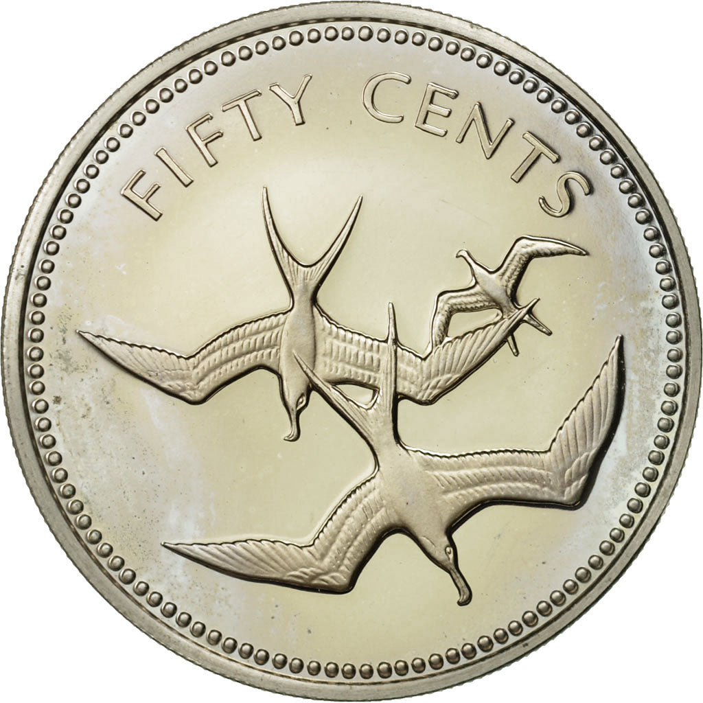 Belize, 50 Cents, 1974, Franklin Mint, PROOF MS(63), Copper-nickel, KM:42