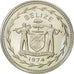 Coin, Belize, Dollar, 1974, Franklin Mint, MS(63), Copper-nickel, KM:43