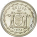 Coin, Belize, Dollar, 1974, Franklin Mint, MS(63), Copper-nickel, KM:43