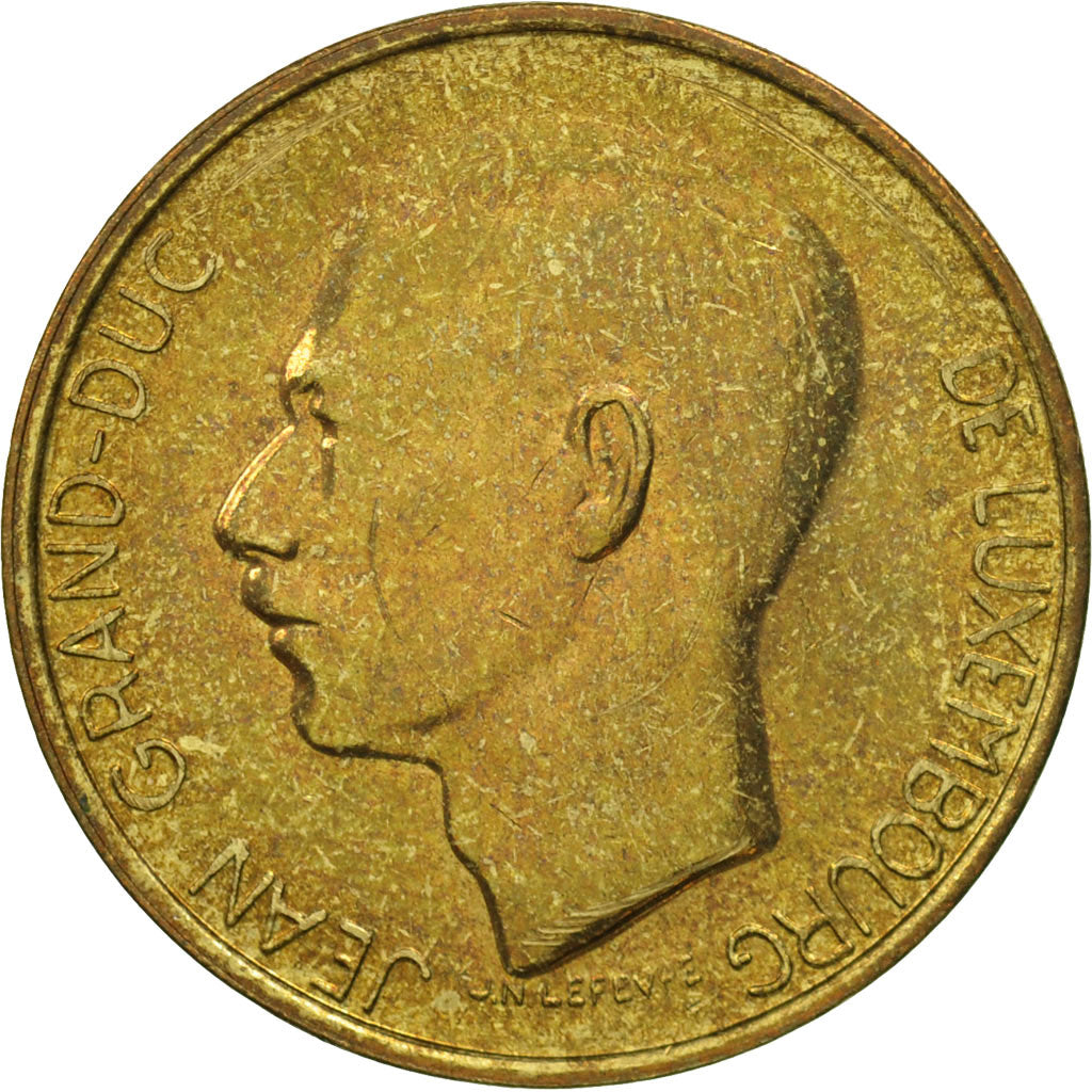 Munten, Luxemburg, Jean, Franc, 1987, PR, Copper-nickel, KM:59
