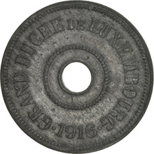 Luxembourg, Charlotte, 25 Centimes, 1916, VF(30-35), Zinc, KM:29