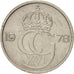 Svezia, Carl XVI Gustaf, 25 Öre, 1978, SPL-, Rame-nichel, KM:851