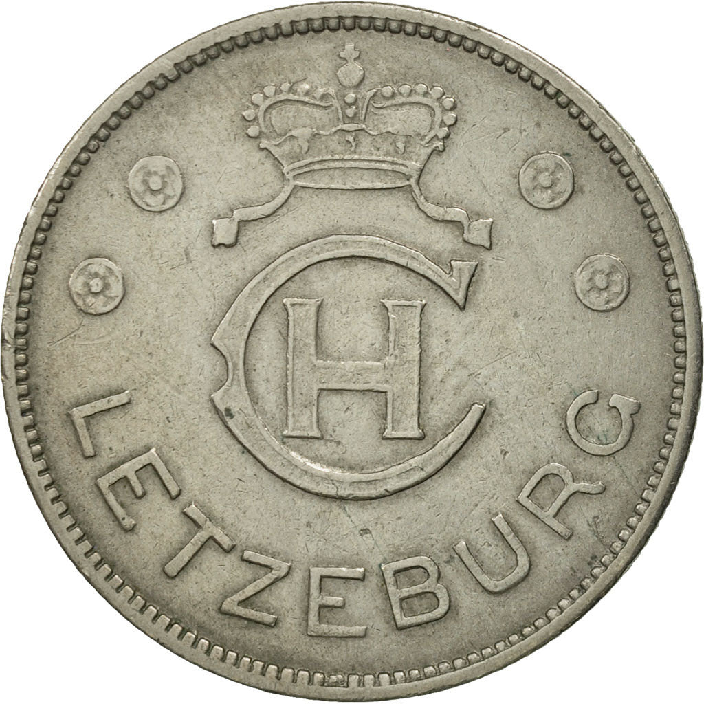 Coin, Luxembourg, Charlotte, Franc, 1939, MS(63), Copper-nickel, KM:44