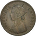 INDIA-BRITISH, Victoria, 1/4 Anna, 1883, EF(40-45), Copper, KM:486