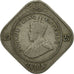 INDIA-BRITISH, George V, 2 Annas, 1927, MS(60-62), Copper-nickel, KM:516