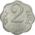 Coin, INDIA-REPUBLIC, 2 Paise, 1975, MS(63), Aluminum, KM:13.6