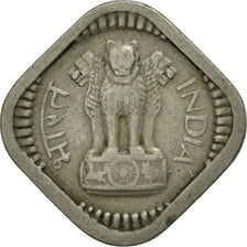 INDIA-REPUBLIC, 5 Naye Paise, 1961, MS(60-62), Copper-nickel, KM:16