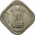 INDIA-REPUBLIC, 5 Paise, 1966, AU(55-58), Copper-nickel, KM:17