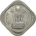 Coin, INDIA-REPUBLIC, 5 Paise, 1967, MS(63), Aluminum, KM:18.1