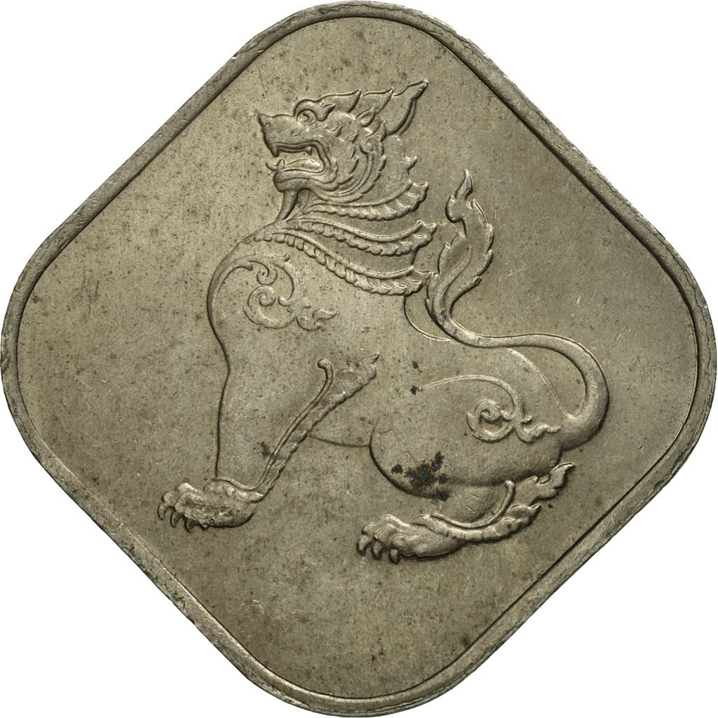 Myanmar, 10 Pyas, 1965, UNZ, Copper-nickel, KM:34