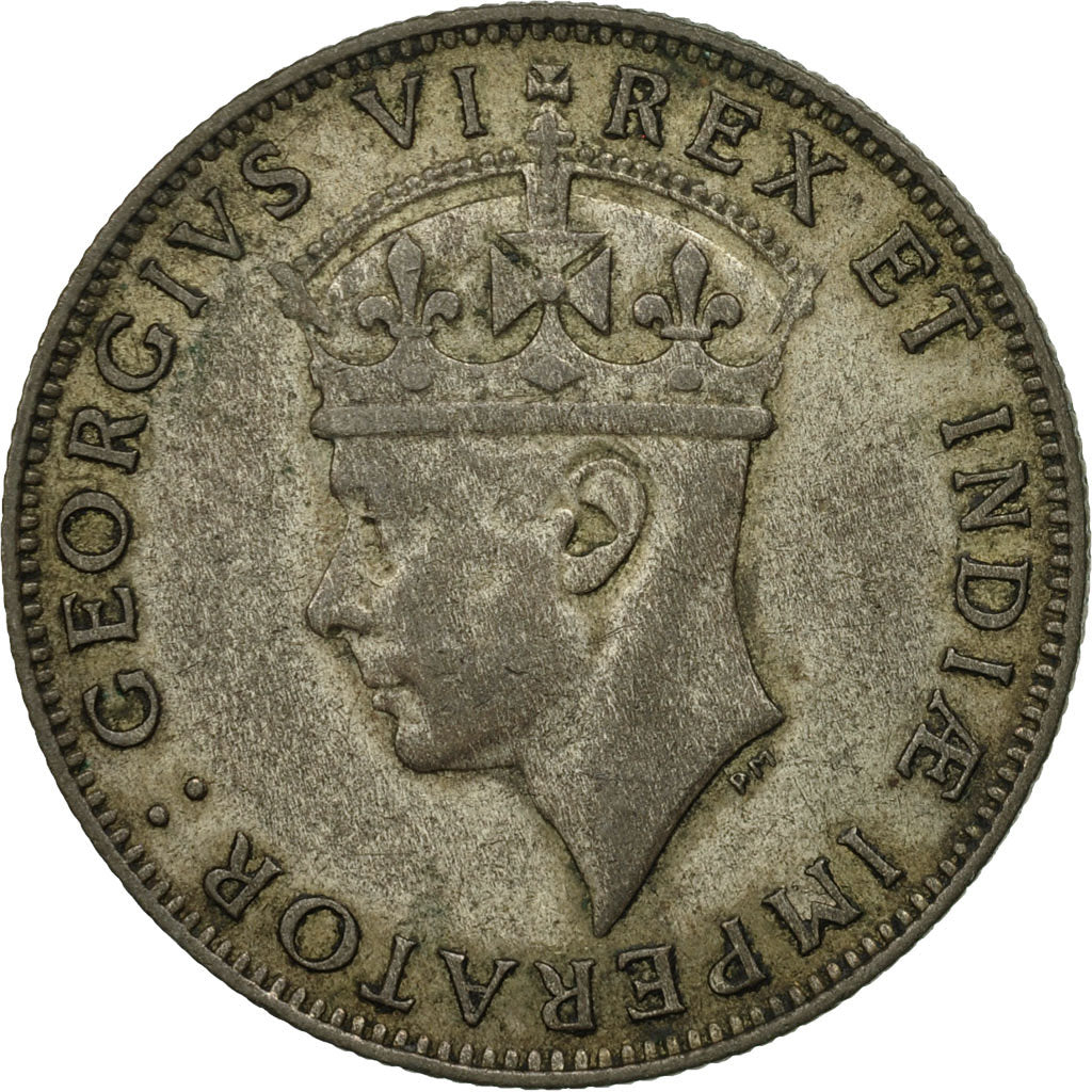 EAST AFRICA, George VI, Shilling, 1945, EF(40-45), Silver, KM:28.4
