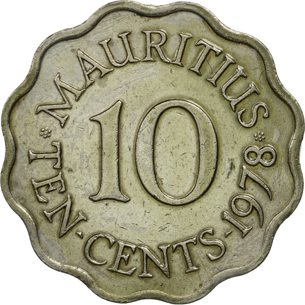 Moneta, Mauritius, Elizabeth II, 10 Cents, 1978, SPL-, Rame-nichel, KM:33