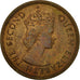 Coin, Mauritius, Elizabeth II, 2 Cents, 1975, AU(50-53), Bronze, KM:32