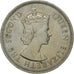 Mauritius, Elizabeth II, 1/2 Rupee, 1975, AU(55-58), Copper-nickel, KM:37.1