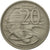 Coin, Australia, Elizabeth II, 20 Cents, 1967, MS(60-62), Copper-nickel, KM:66