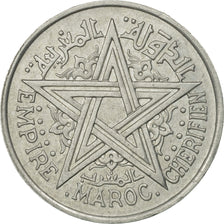 Morocco, Mohammed V, 2 Francs, 1951, Paris, MS(63), Aluminum, KM:47