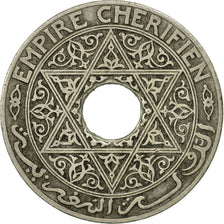 Morocco, Yusuf, 25 Centimes, bi-Bariz, Paris, AU(55-58), Copper-nickel, KM:34.1