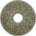 Morocco, Yusuf, 25 Centimes, bi-Bariz, Paris, AU(55-58), Copper-nickel, KM:34.1