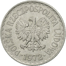 Coin, Poland, Zloty, 1972, Warsaw, MS(63), Aluminum, KM:49.1