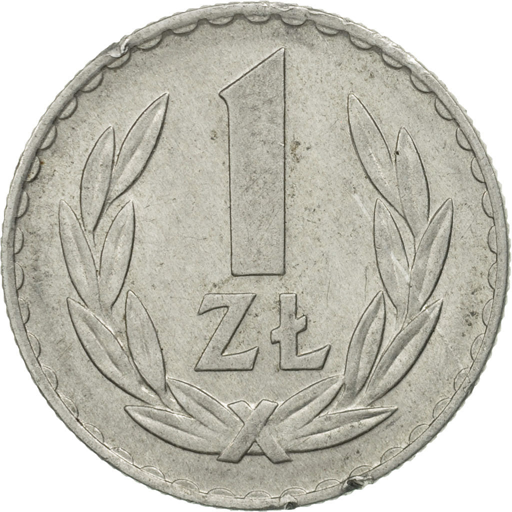 Coin, Poland, Zloty, 1972, Warsaw, MS(63), Aluminum, KM:49.1