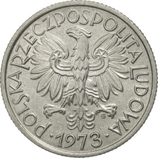 Coin, Poland, 2 Zlote, 1973, Warsaw, MS(63), Aluminum, KM:46