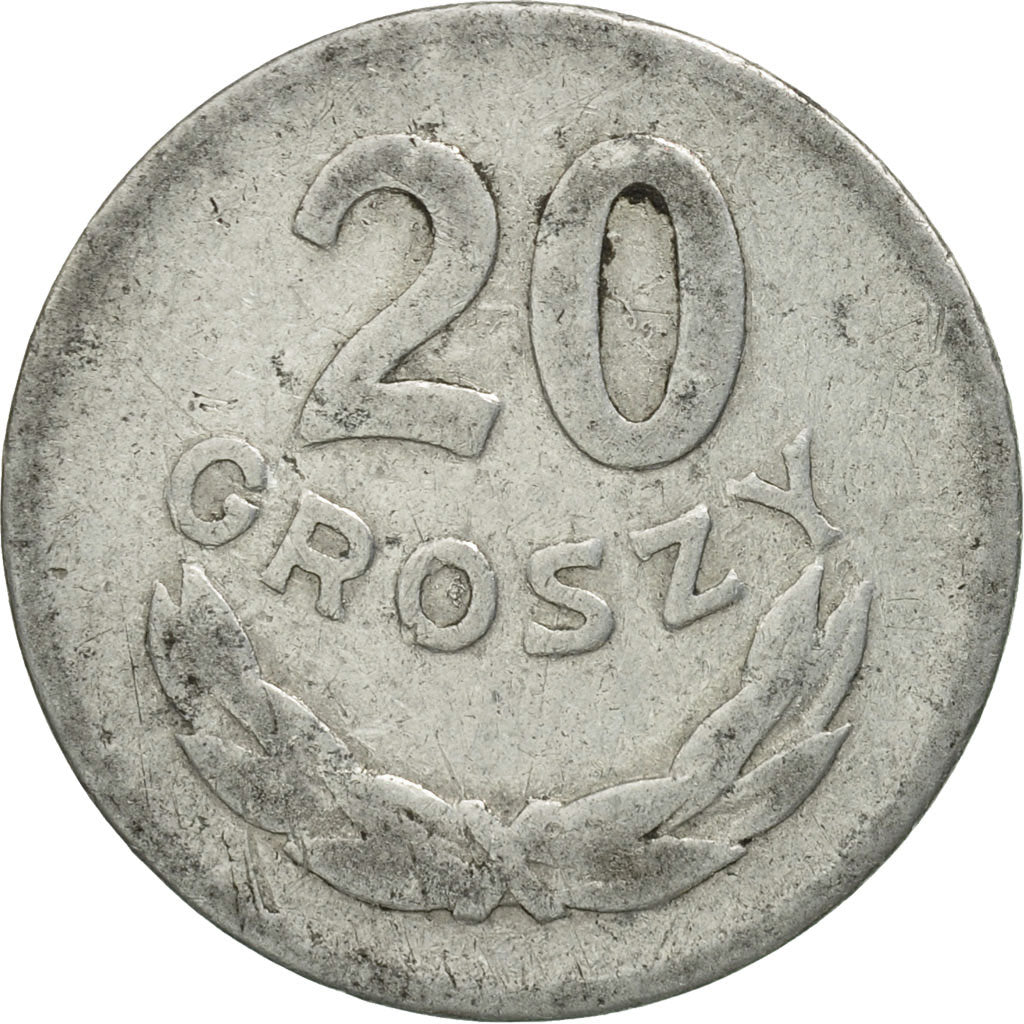 Monnaie, Pologne, 20 Groszy, 1949, Kremnica, SUP+, Copper-nickel, KM:43