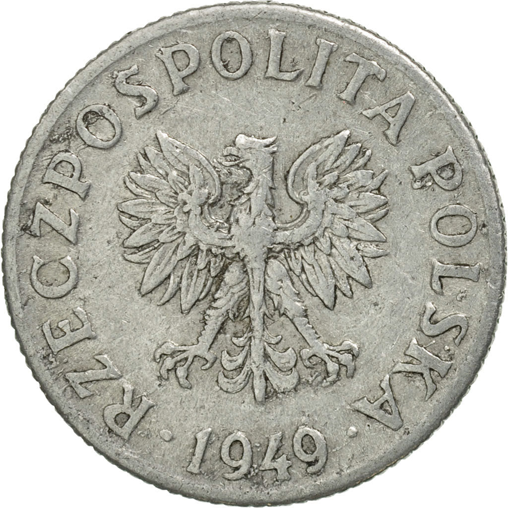 Monnaie, Pologne, 2 Grosze, 1949, Warsaw, SUP+, Aluminium, KM:40