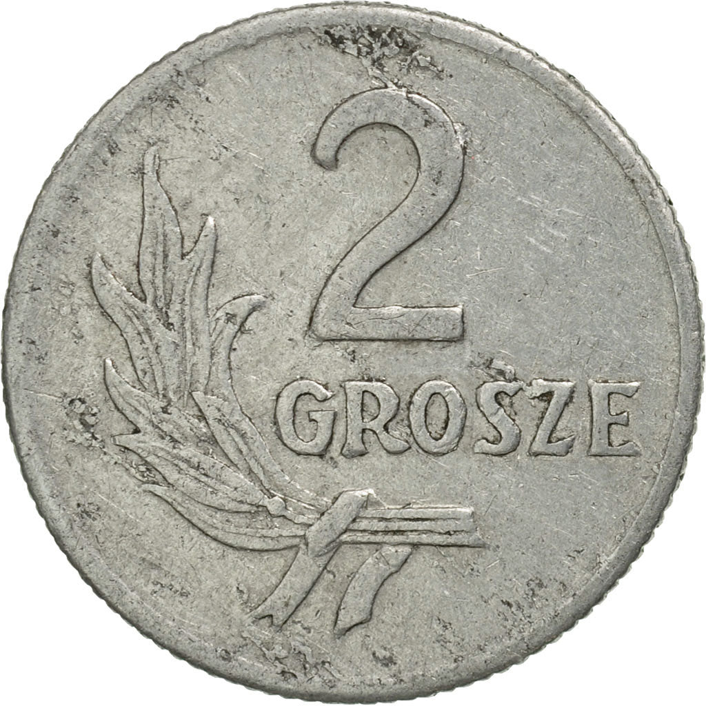 Monnaie, Pologne, 2 Grosze, 1949, Warsaw, SUP+, Aluminium, KM:40