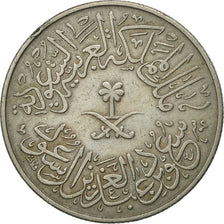 Saudi Arabia, UNITED KINGDOMS, 4 Ghirsh, 1956, VZ+, Copper-nickel, KM:42