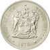 Moneda, Sudáfrica, 20 Cents, 1975, SC, Níquel, KM:86