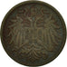 Munten, Oostenrijk, Franz Joseph I, 2 Heller, 1912, ZF, Bronze, KM:2801