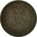 Moneta, Austria, Franz Joseph I, 2 Heller, 1912, EF(40-45), Bronze, KM:2801