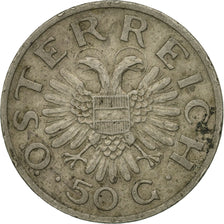 Coin, Austria, 50 Groschen, 1935, MS(60-62), Copper-nickel, KM:2854