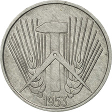 GERMAN-DEMOCRATIC REPUBLIC, 5 Pfennig, 1953, Berlin, MS(63), Aluminum, KM:6